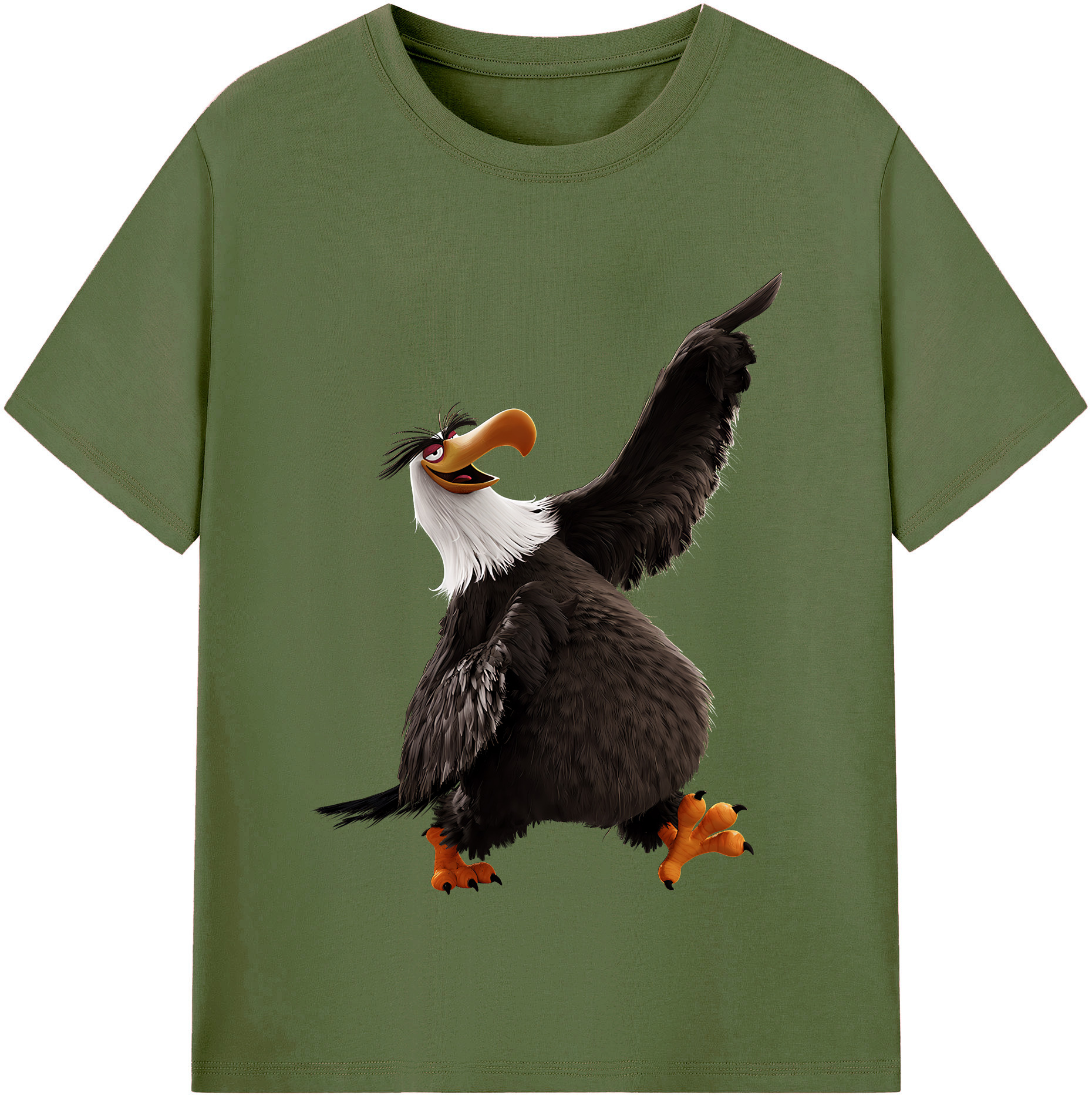 （画像用） Angry Birds アングリーバード 綿100％半袖Tシャツ（フロントプリント）